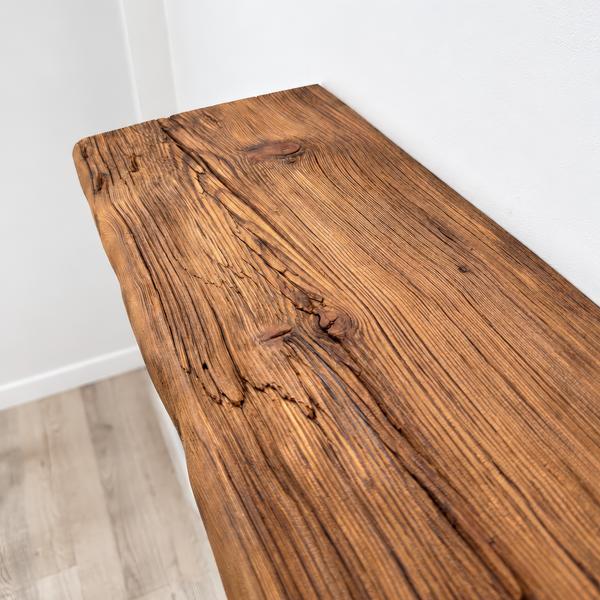 Rustic Floating Shelf – Reclaimed Wood, Custom Sizes