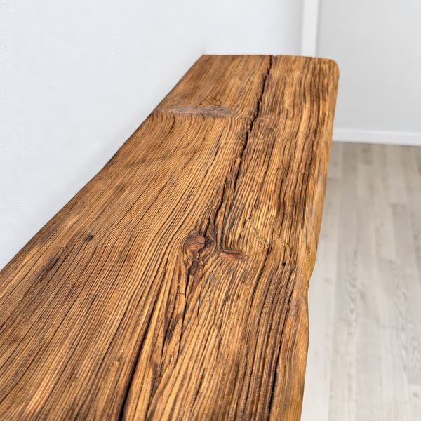 Rustic Floating Shelf – Reclaimed Wood, Custom Sizes