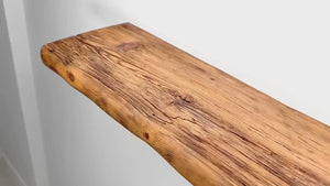 Rustic Wall Shelf – Reclaimed Wood Floating Shelves, Custom Sizes